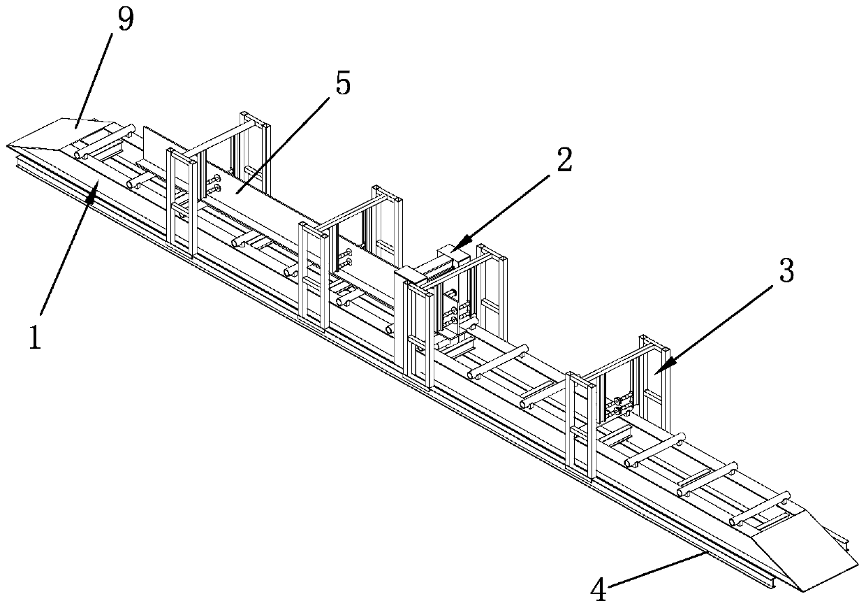 Anti-sidewise-bending deformation control device of H-shaped steel component and welding method