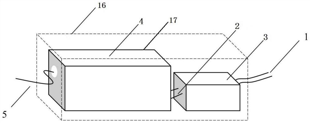 Post insulator detection device and method based on Fabry-Perot interference principle