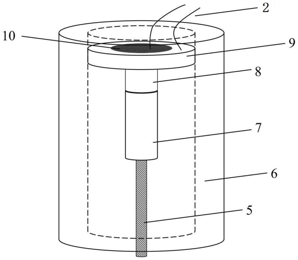 Post insulator detection device and method based on Fabry-Perot interference principle