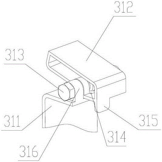 Upper platform extending limiting device of aerial work platform