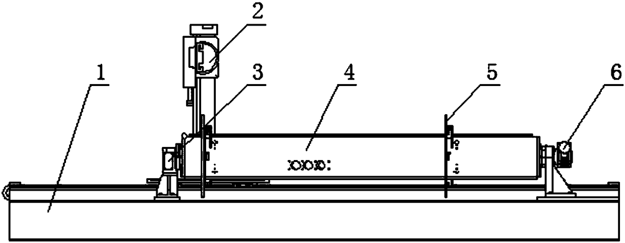 Wind generating set bracket drilling device