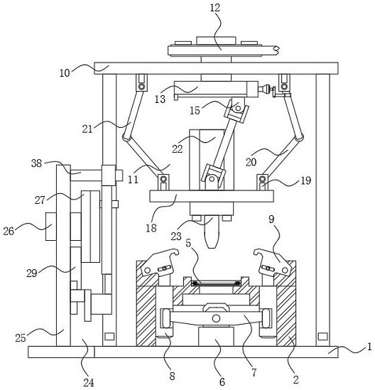 Production equipment with cherry green shaft having PCB base positioning and assembling function