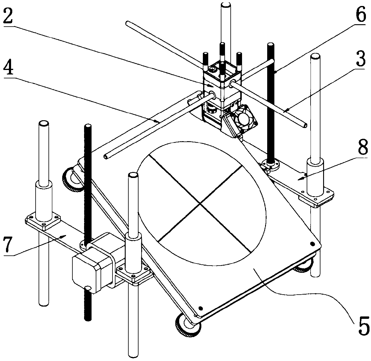 A dual-axis 3D printing platform