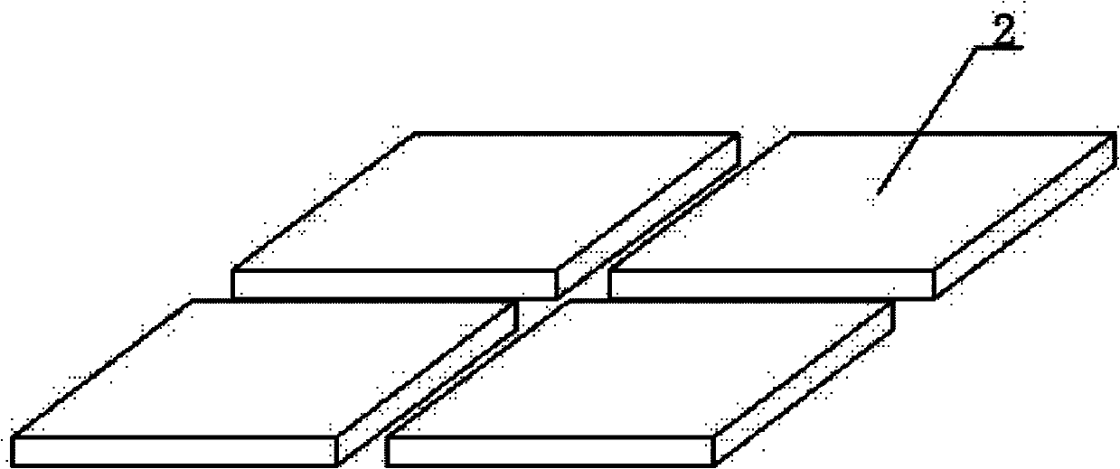 Assembled type hollow grid plate floor system