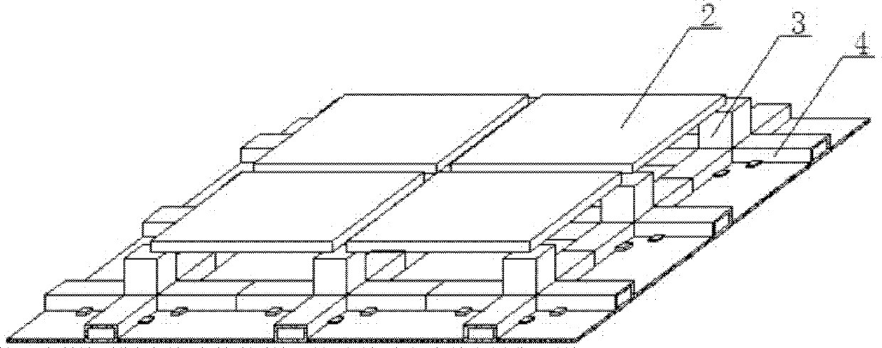 Assembled type hollow grid plate floor system