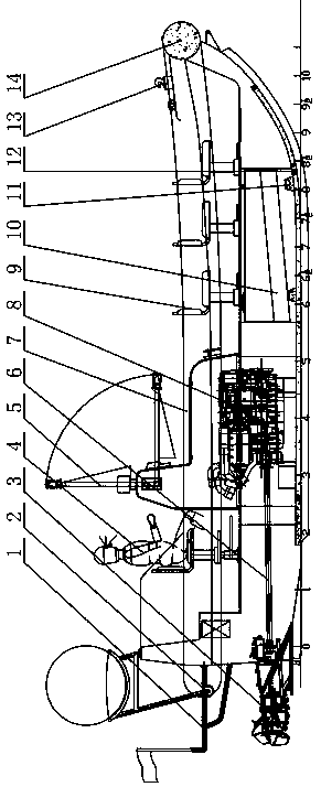 Chute boat structure