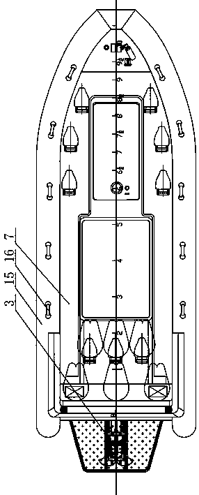 Chute boat structure