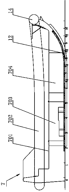 Chute boat structure