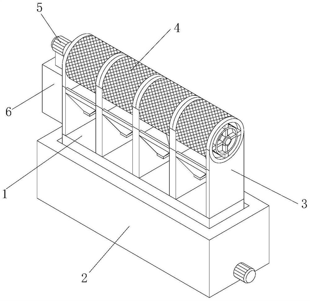 Double-layer screen device for ceramsite screening