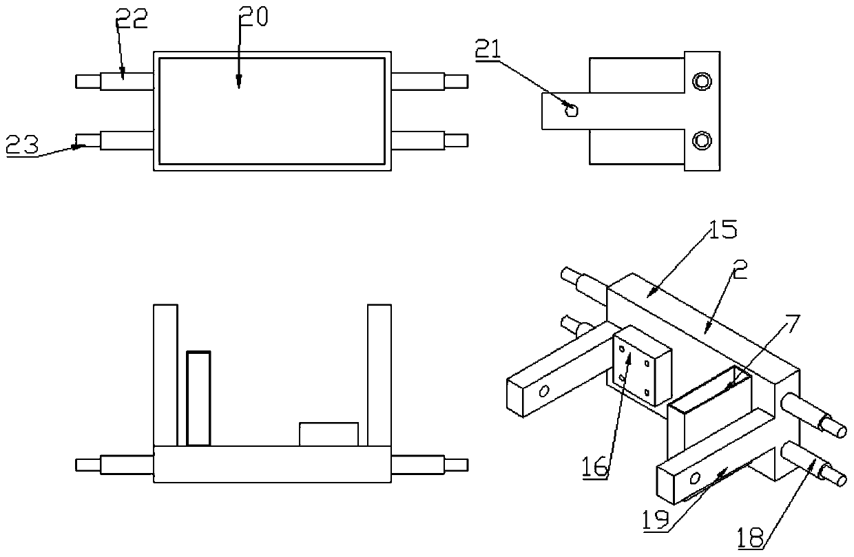 Portable medical first-aid automatic cardiac pressing device