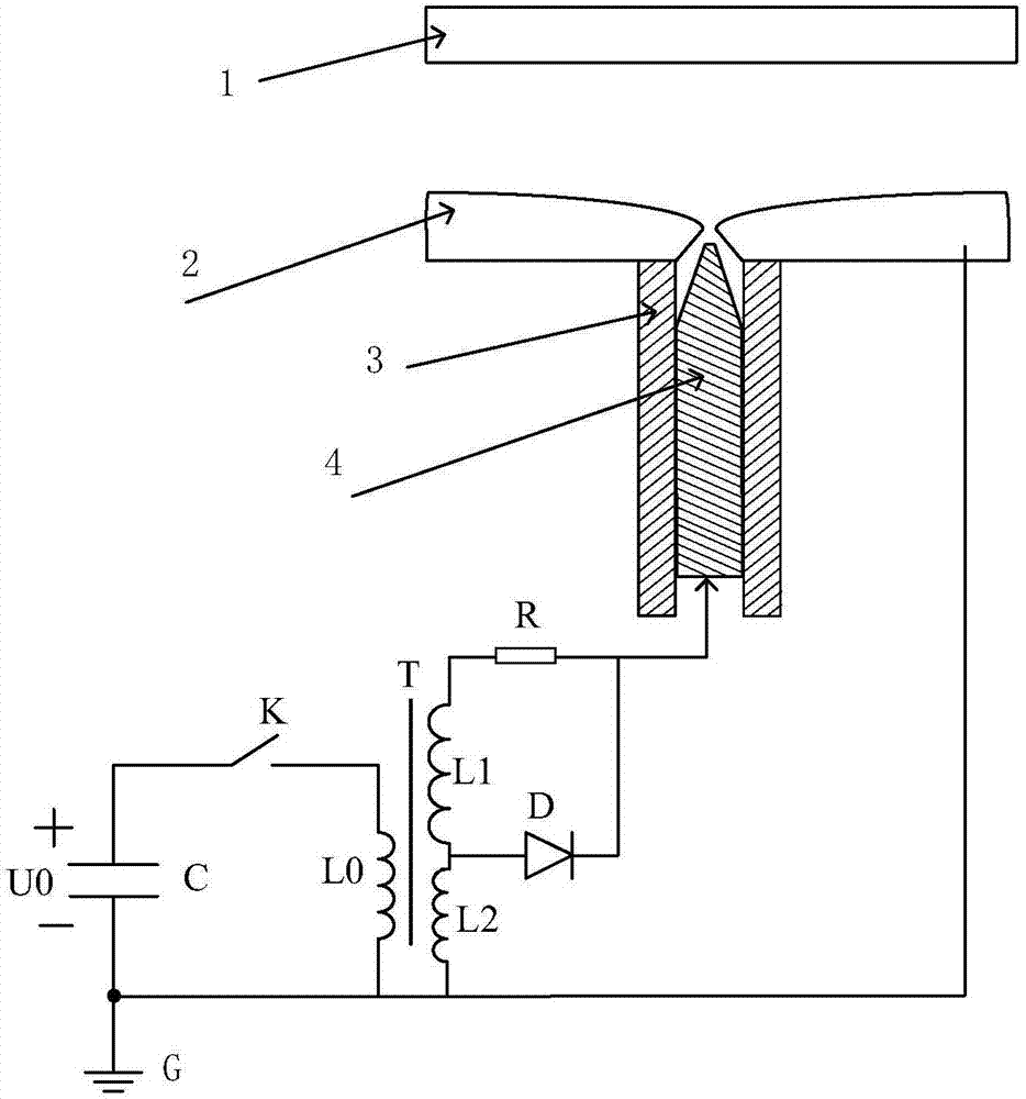 A plasma jet switch device