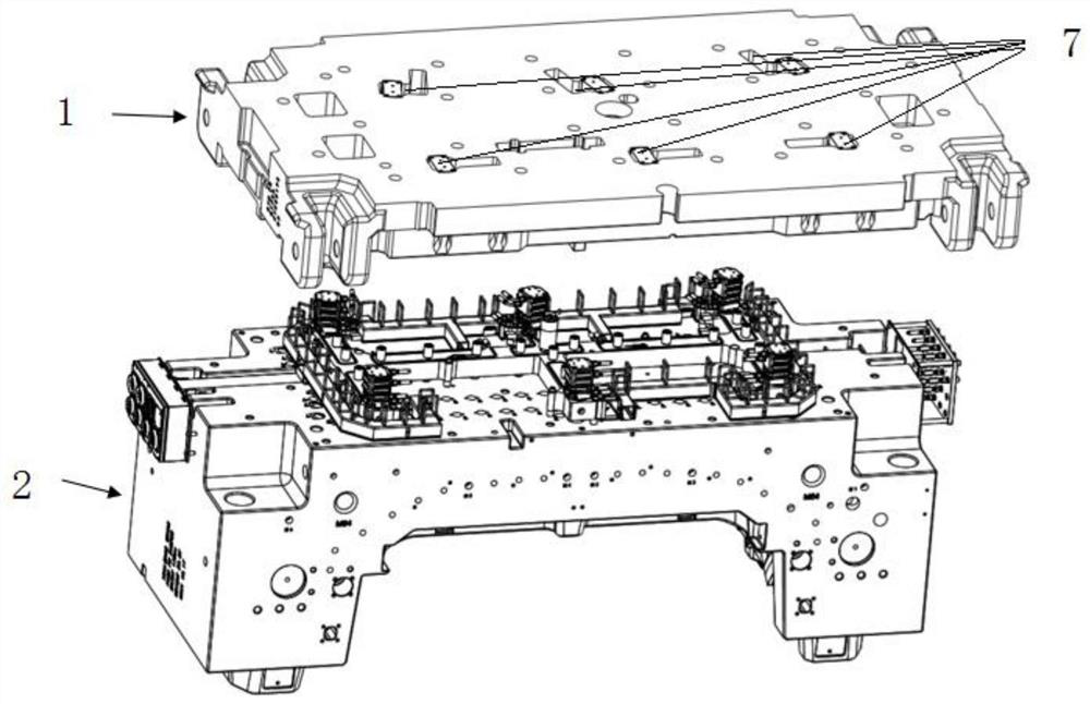 Hot runner oil cylinder cooling structure and mounting method thereof