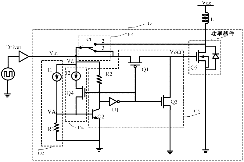 Over temperature protection circuit used for power device