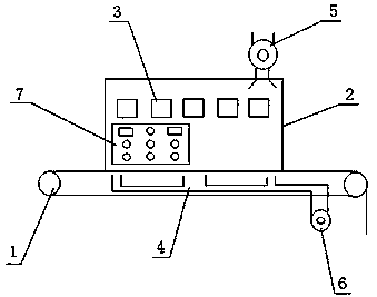 Microwave and hot air combined drying machine and unit