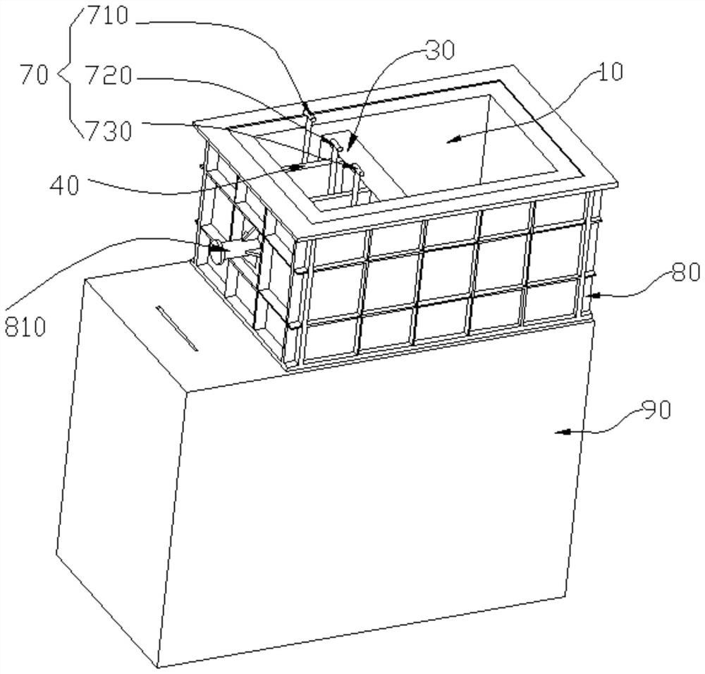 A sprue basin for step pouring system