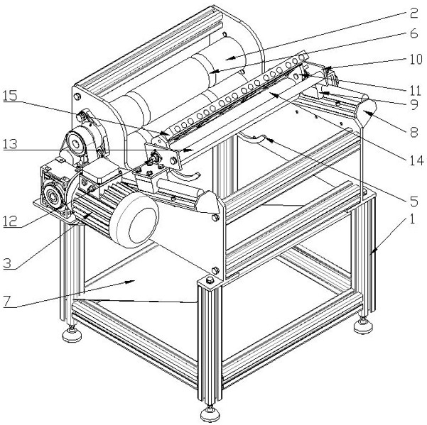 Cinnamon tree peeling equipment