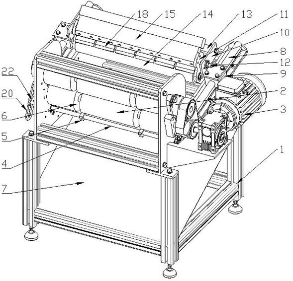 Cinnamon tree peeling equipment