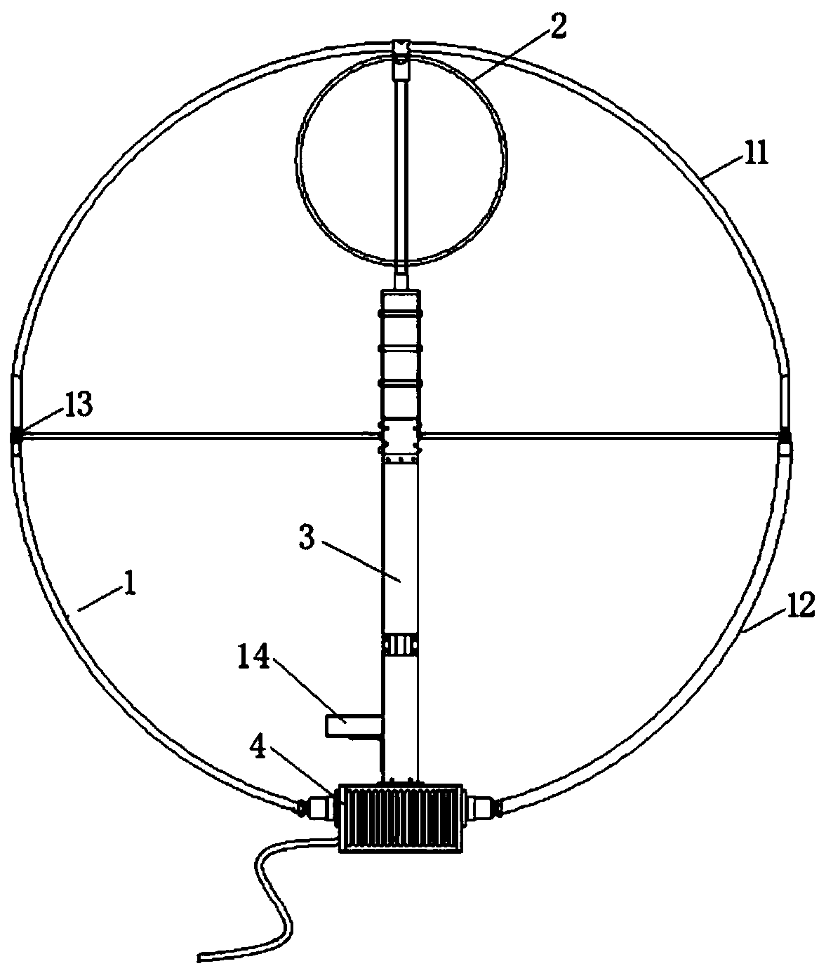 Automatic tuning short-wave loop antenna and tuning method thereof