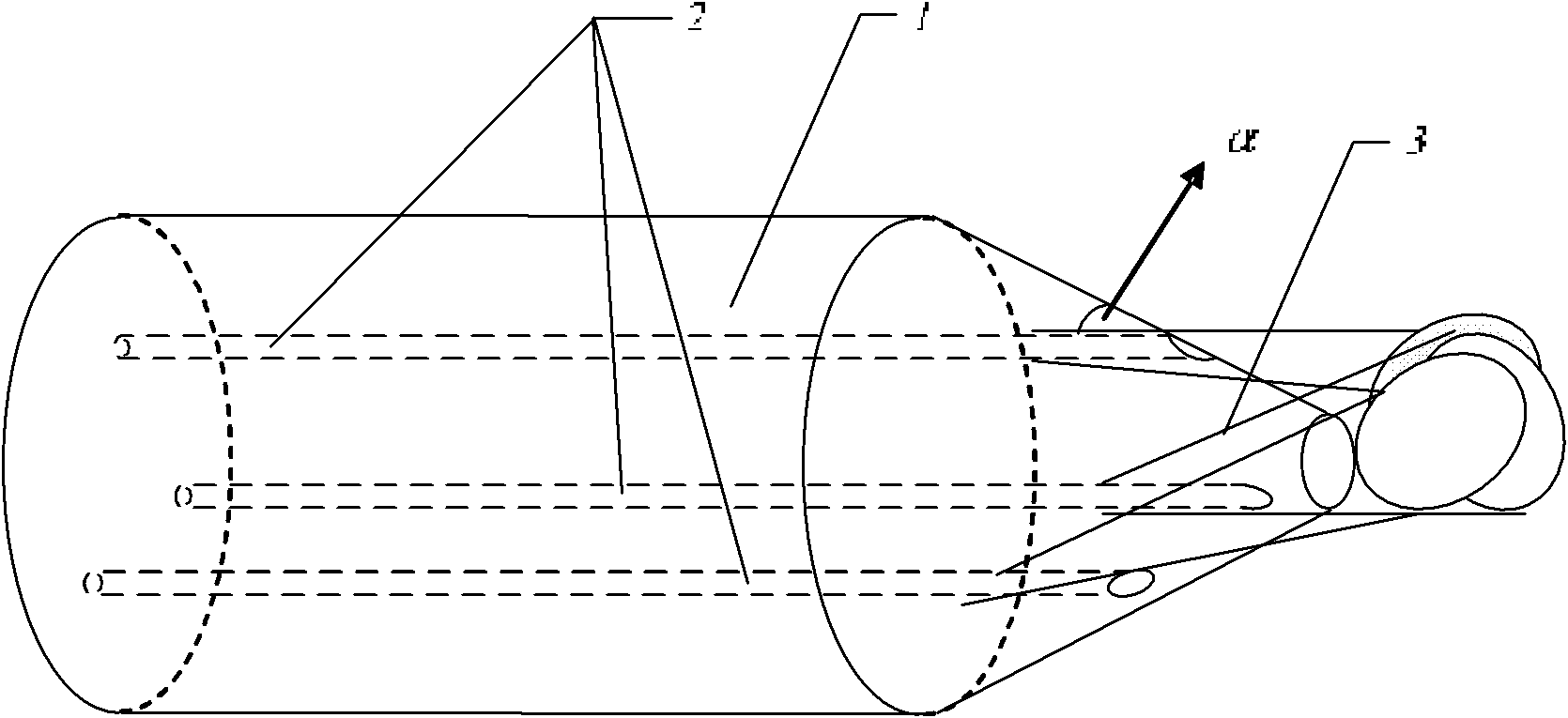 Automatic assembly type photodynamic drill based on multi-core fiber