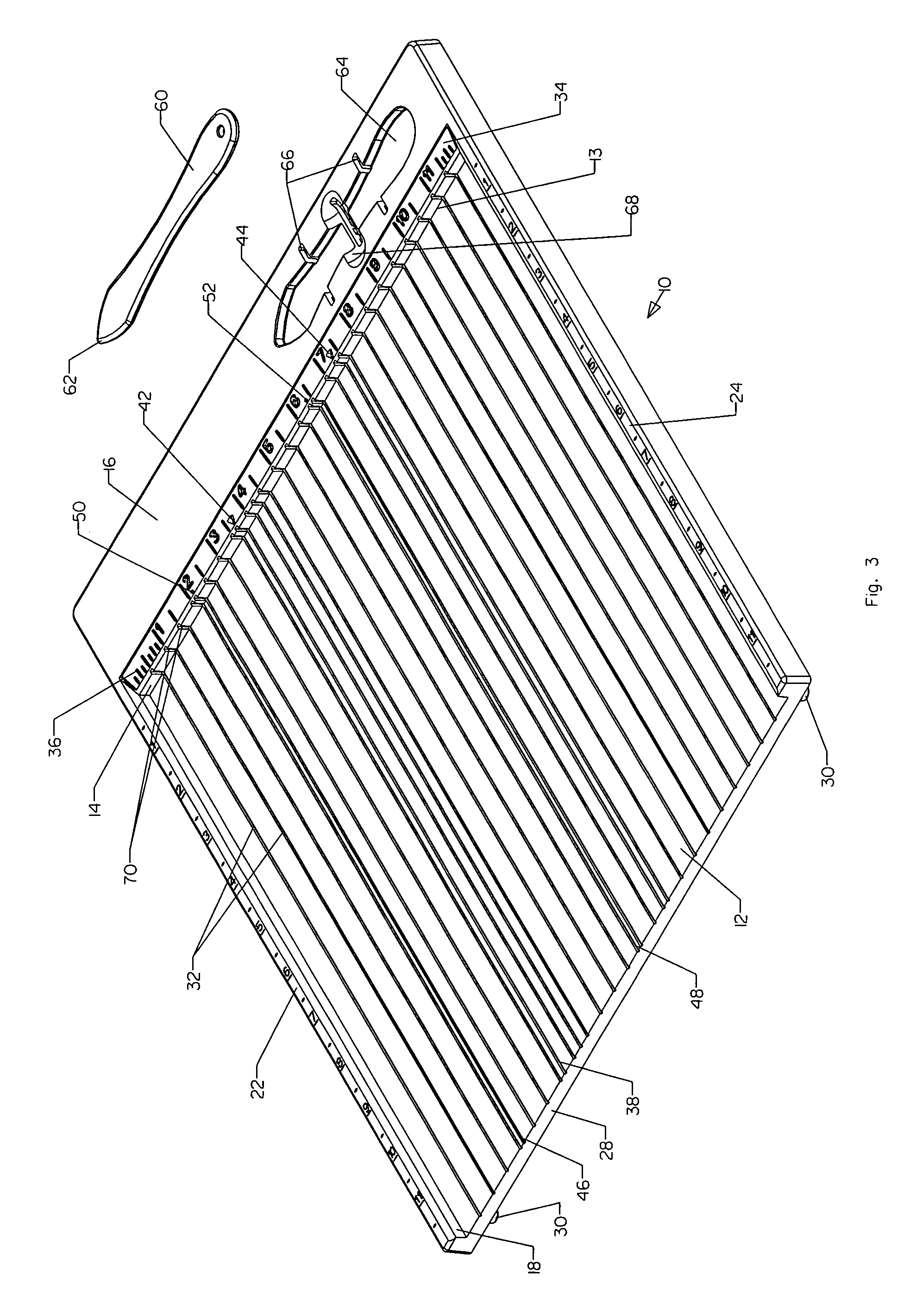 Paper-scoring apparatus