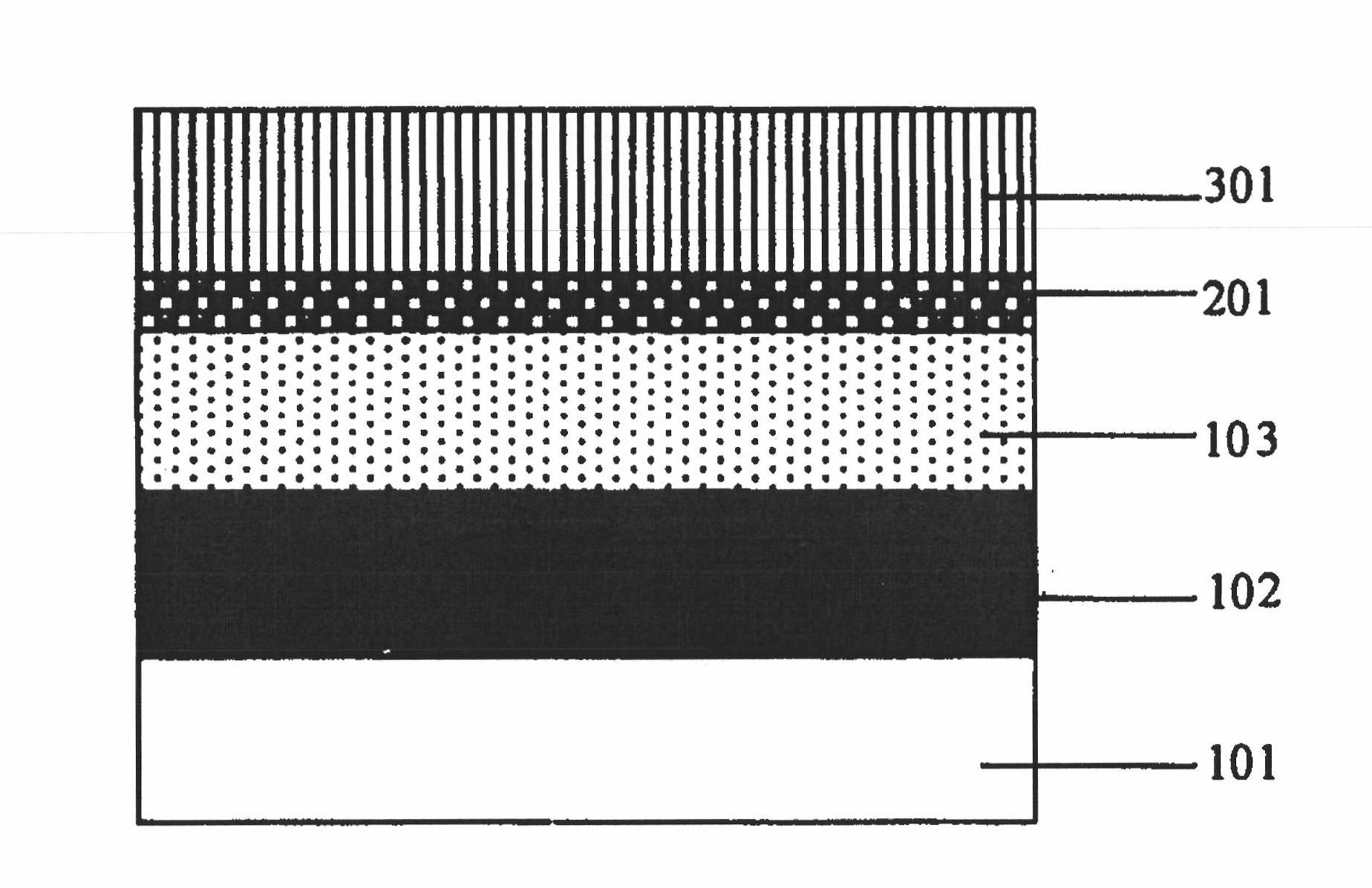 Polycrystalline silicon thin film based on metal induction