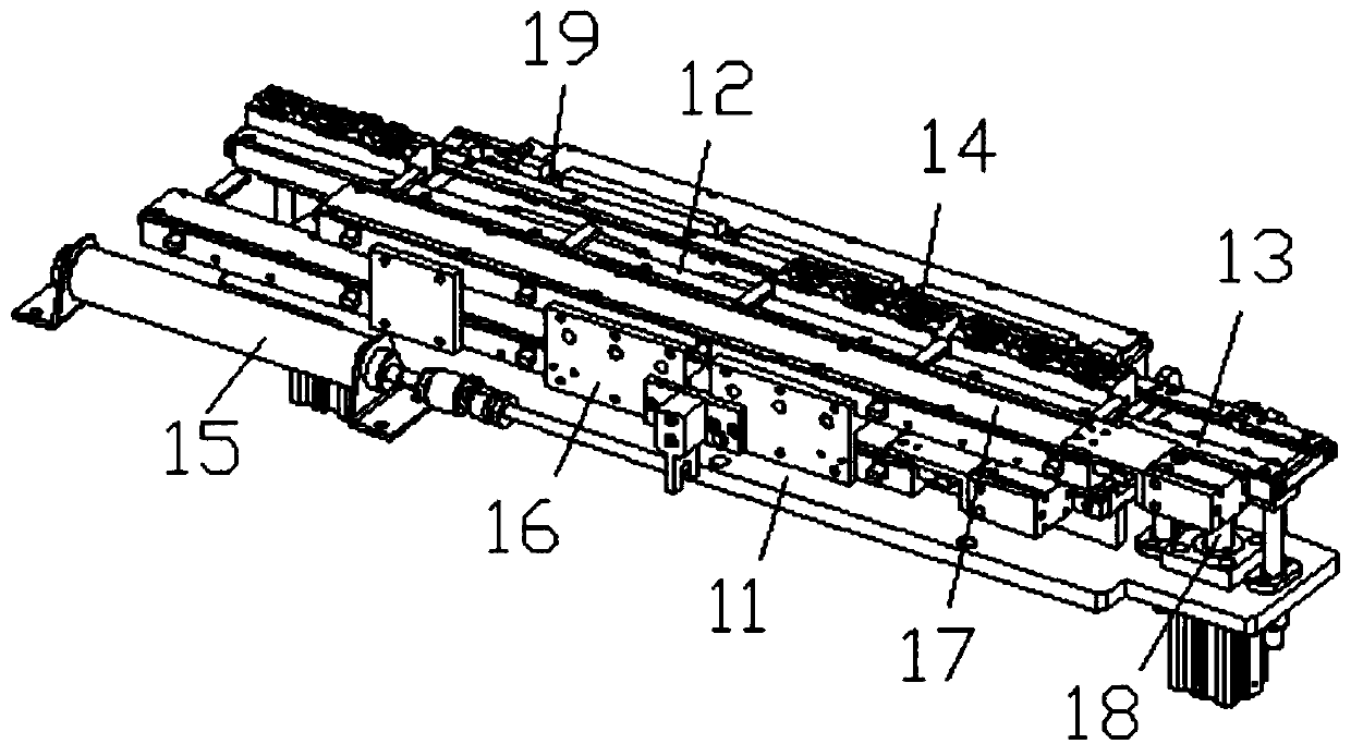 A kind of interface detection machine which is convenient for picking and unloading materials