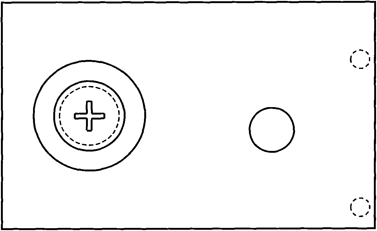 Cross mechanical anti-theft lock with fixed lock cylinder