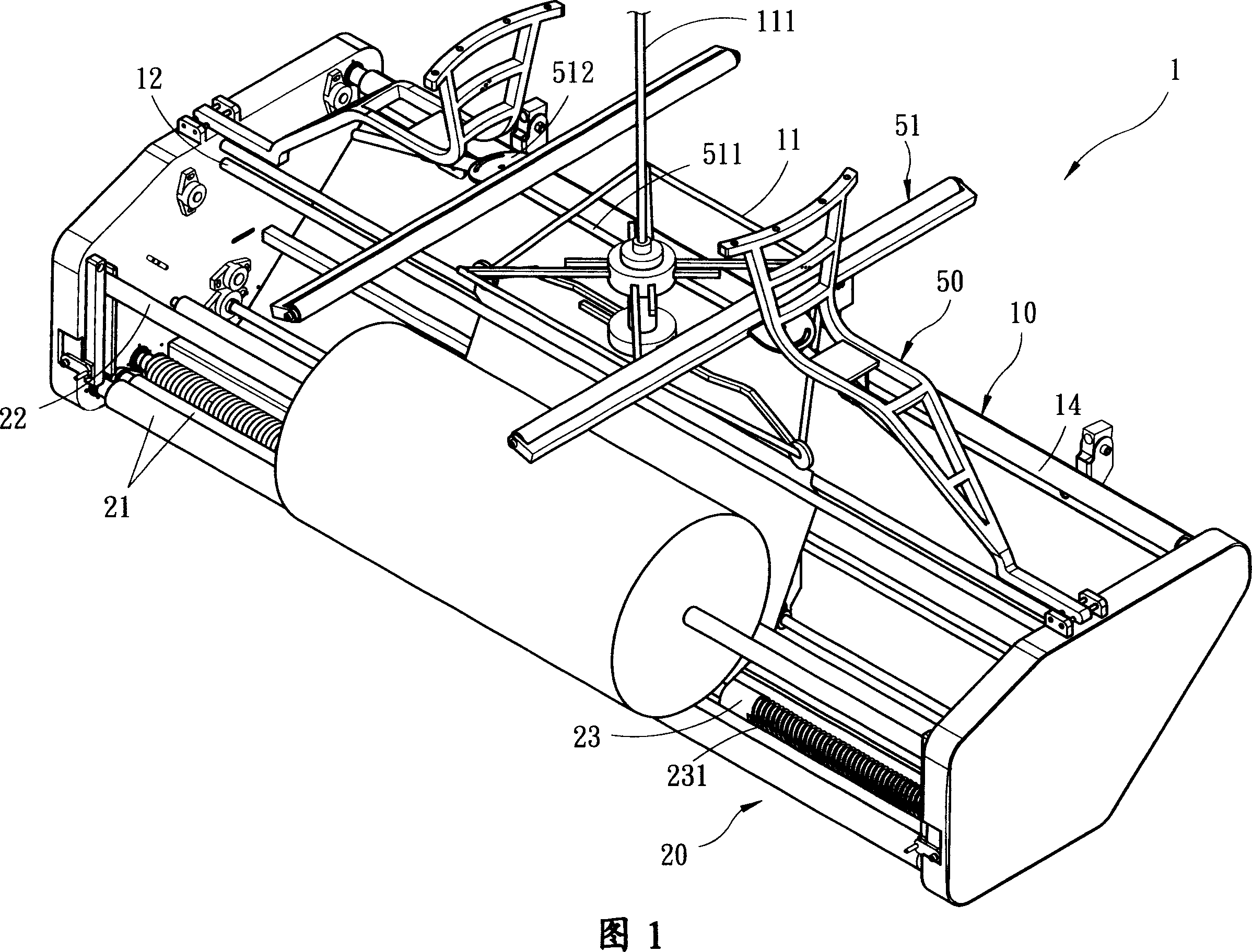 Cloth rolling machine