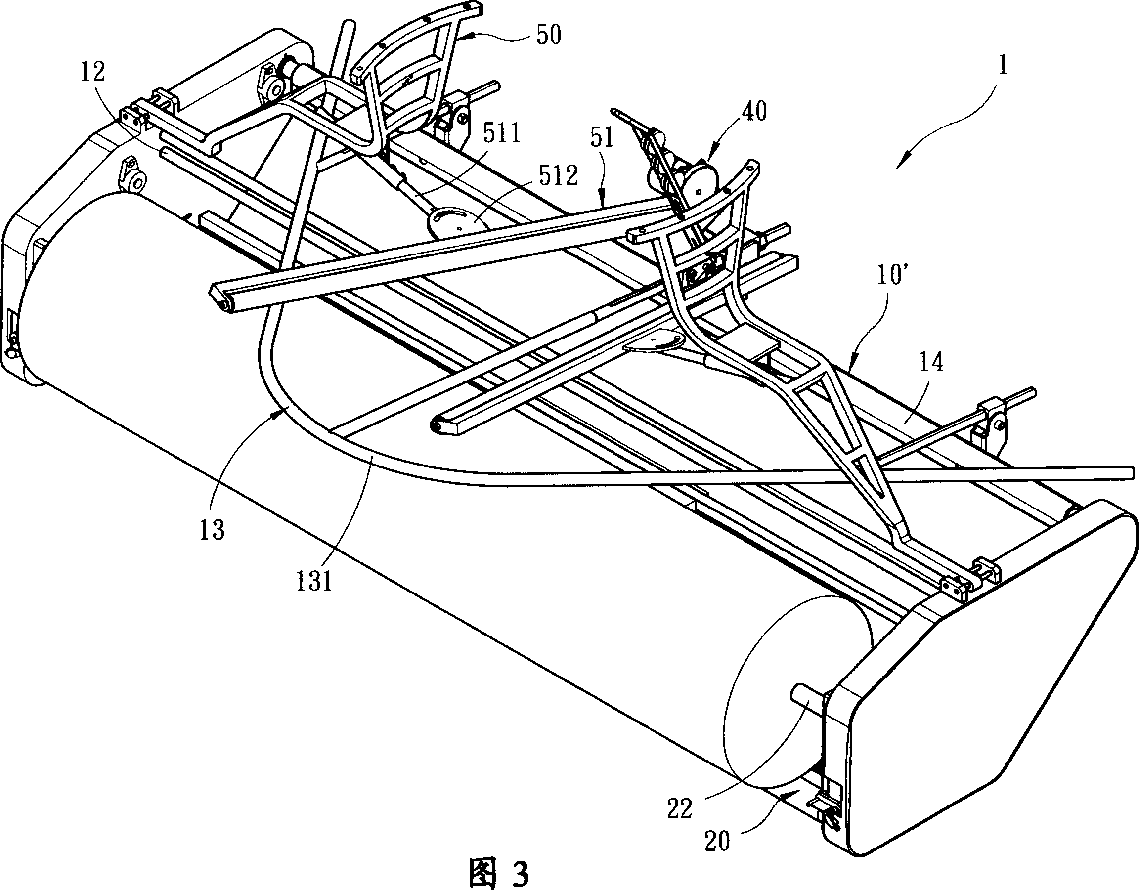 Cloth rolling machine