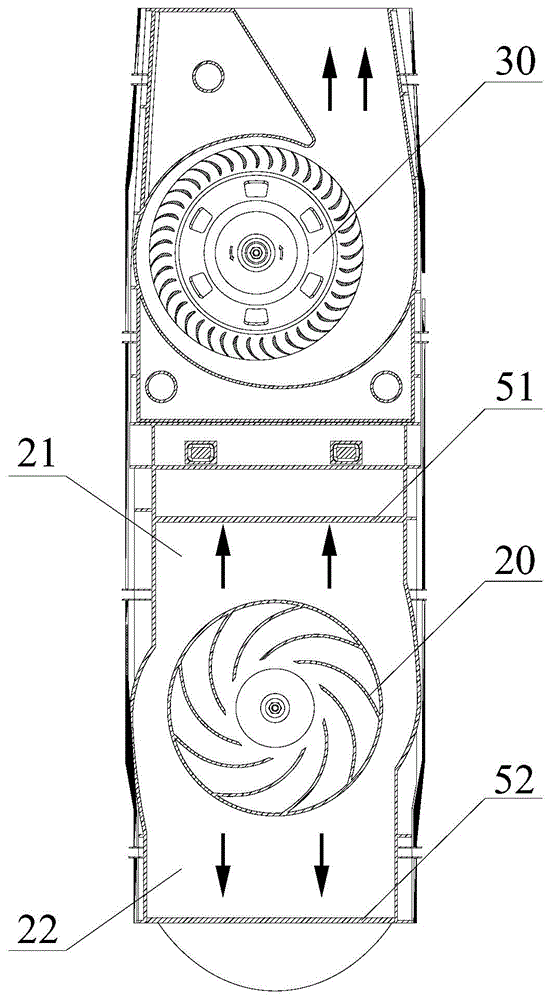 Split floor type air conditioner