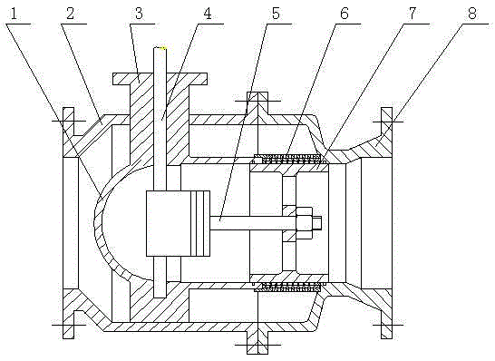 A multi-stage pressure reducing valve