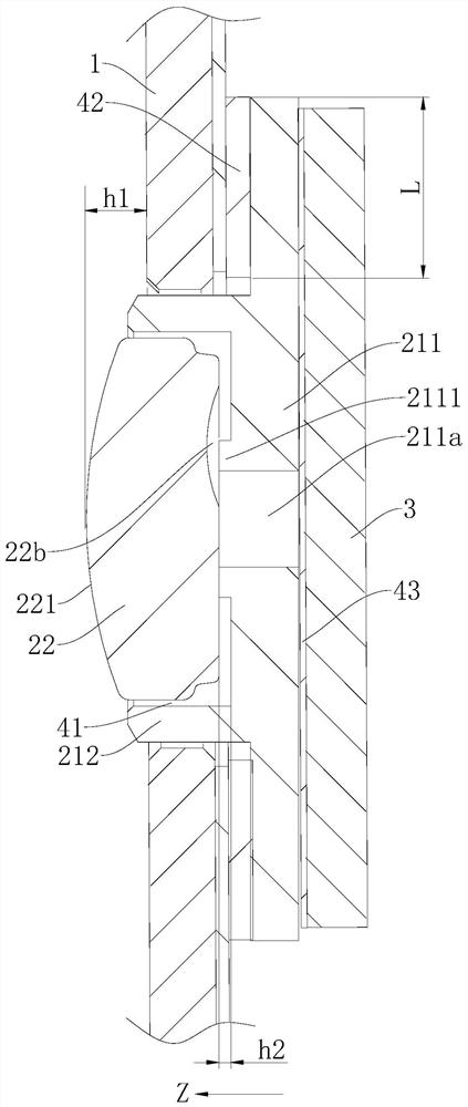 Electronic device, housing assembly and method of assembling the same, method of manufacturing wear-resistant parts