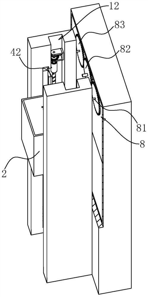 Scaffold wall connecting device