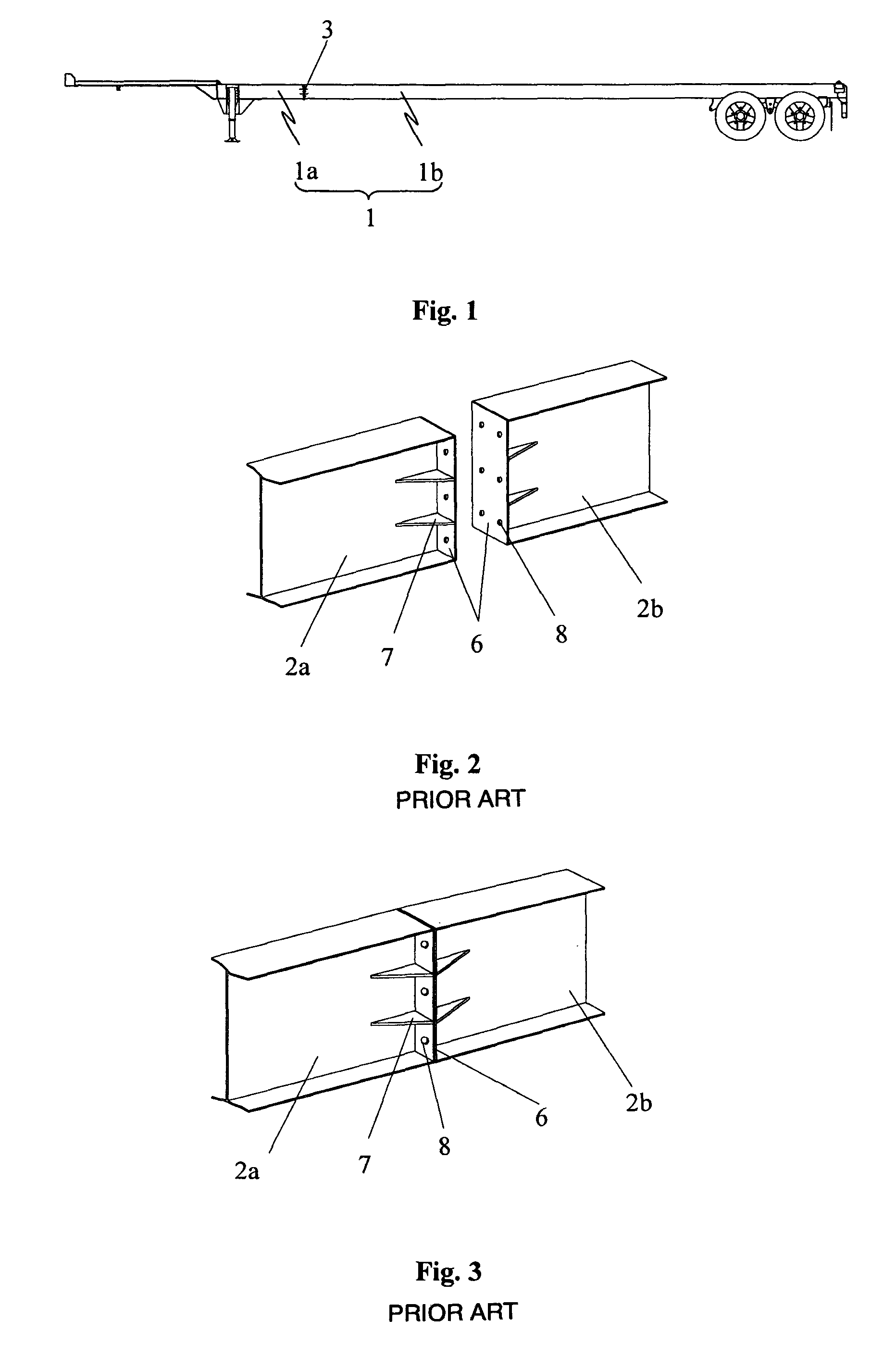 Joint, main beam of container semi-trailer provided with the joint and the connecting method thereof