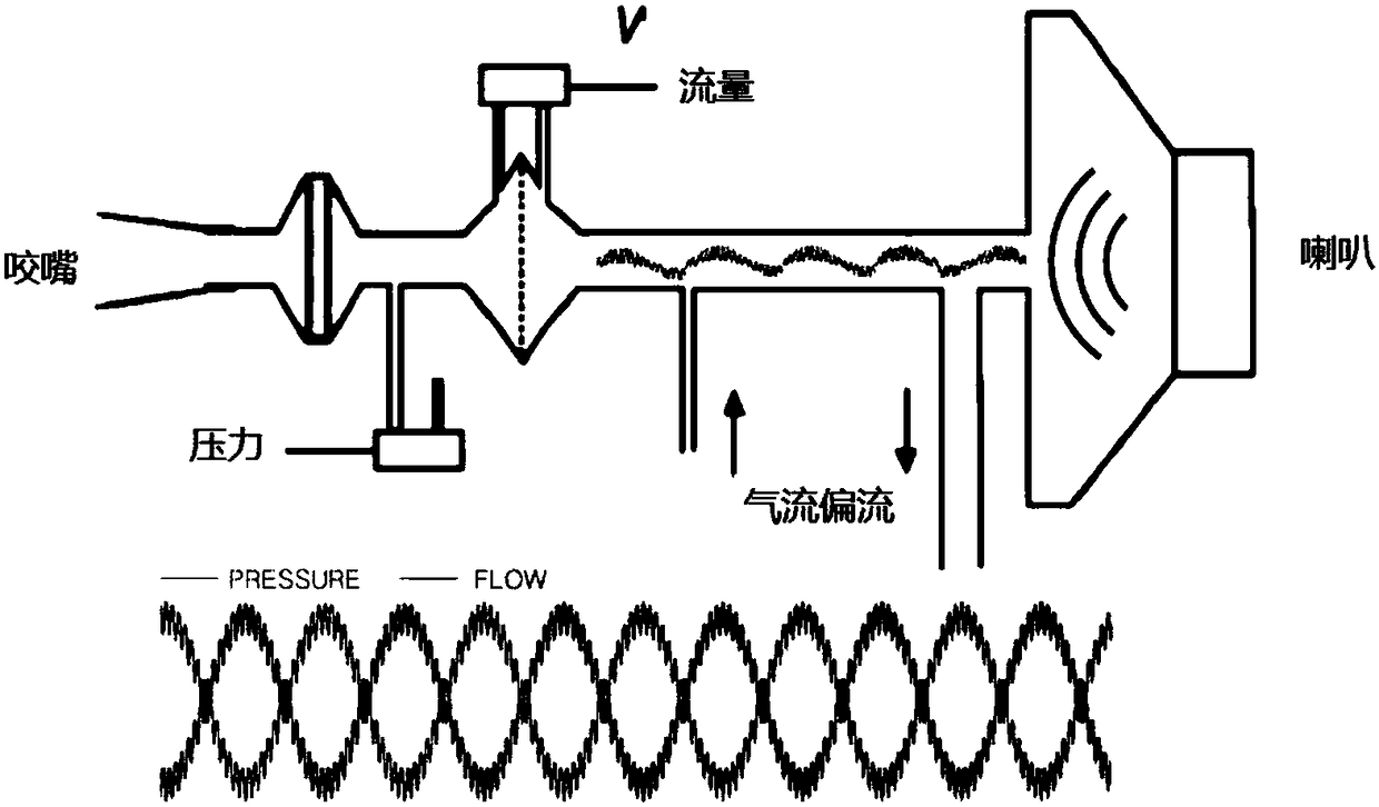 Test method and device for respiratory system function