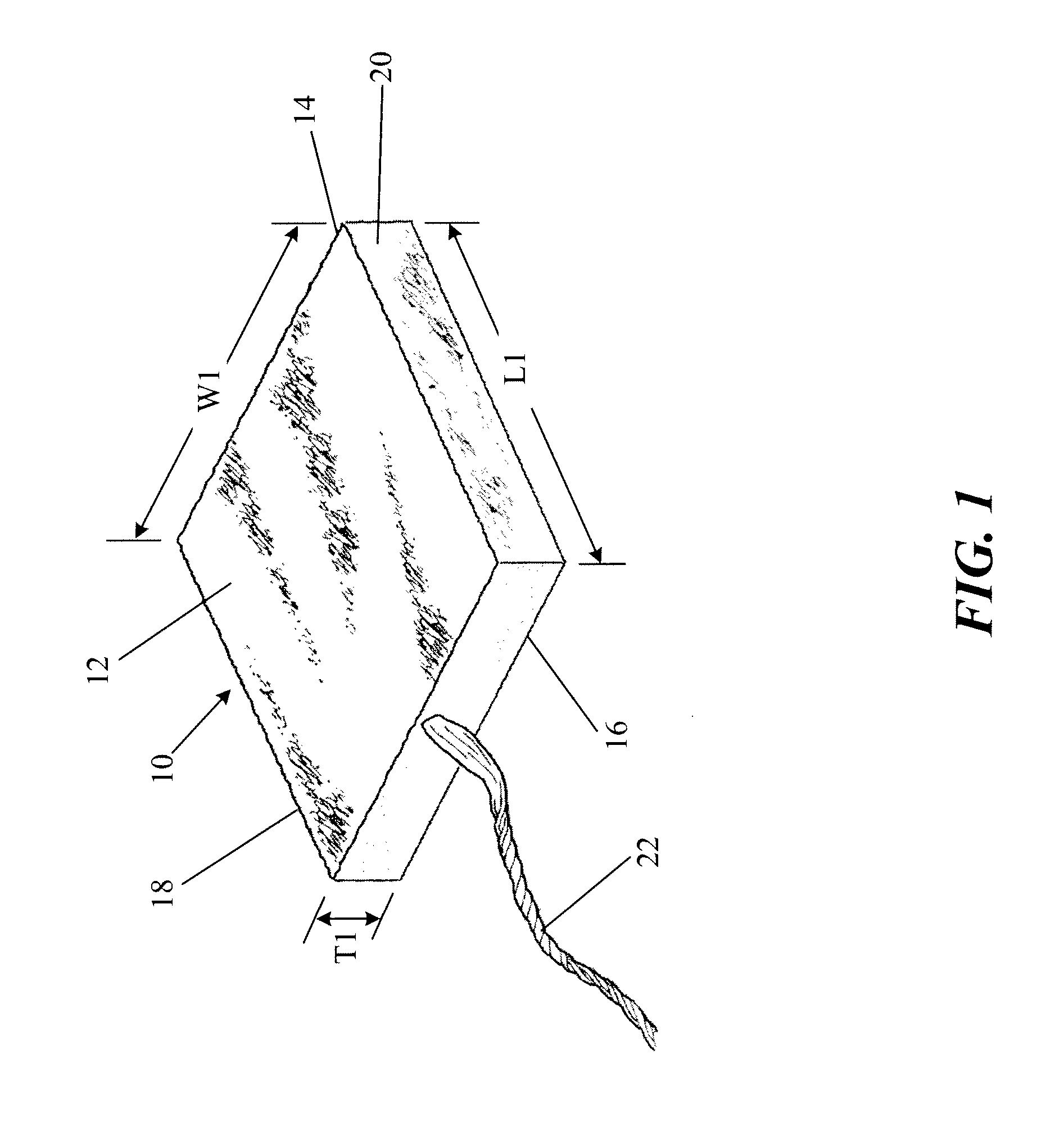 Patterned tampon and method of making