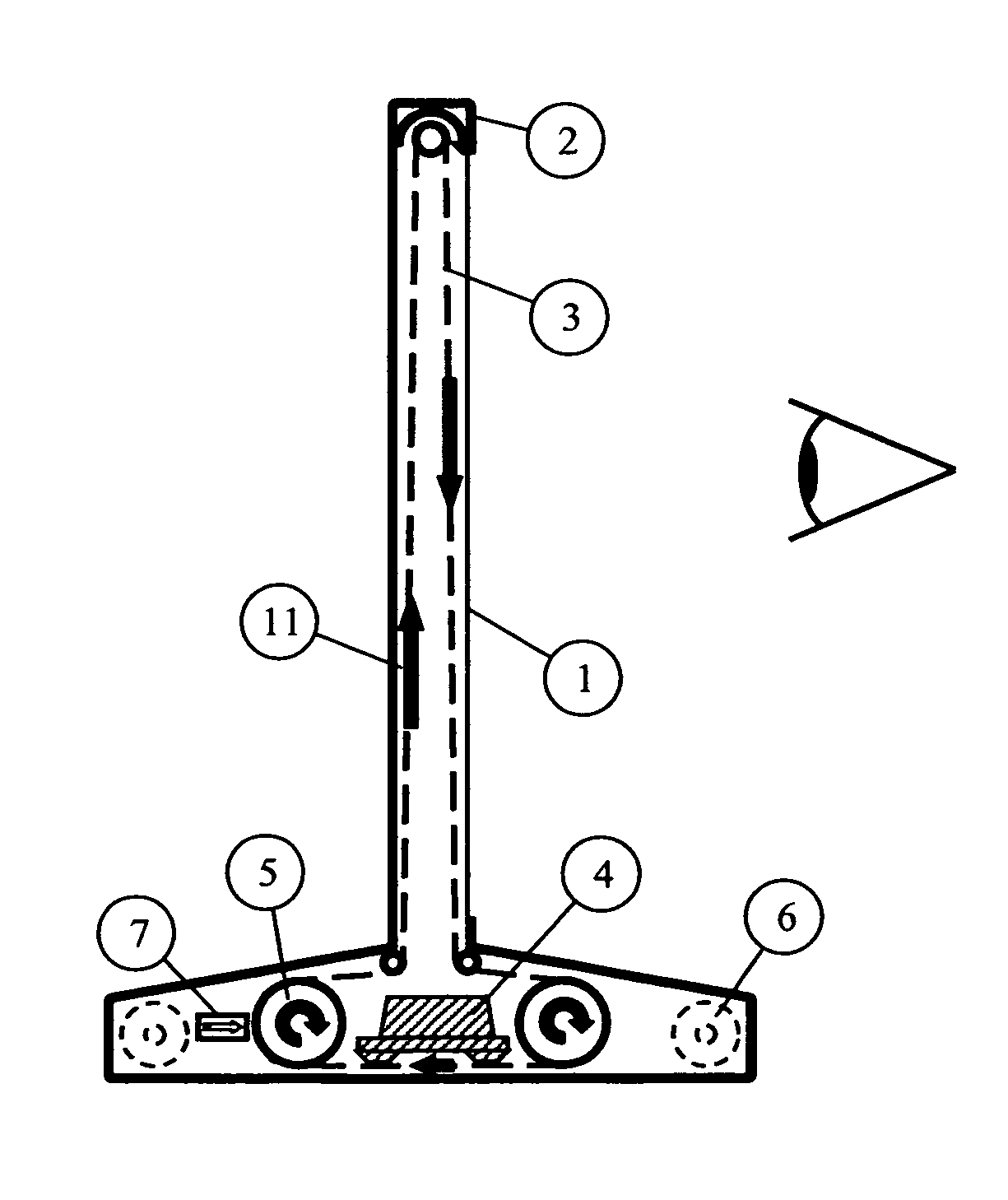 Scrolling electronic signage