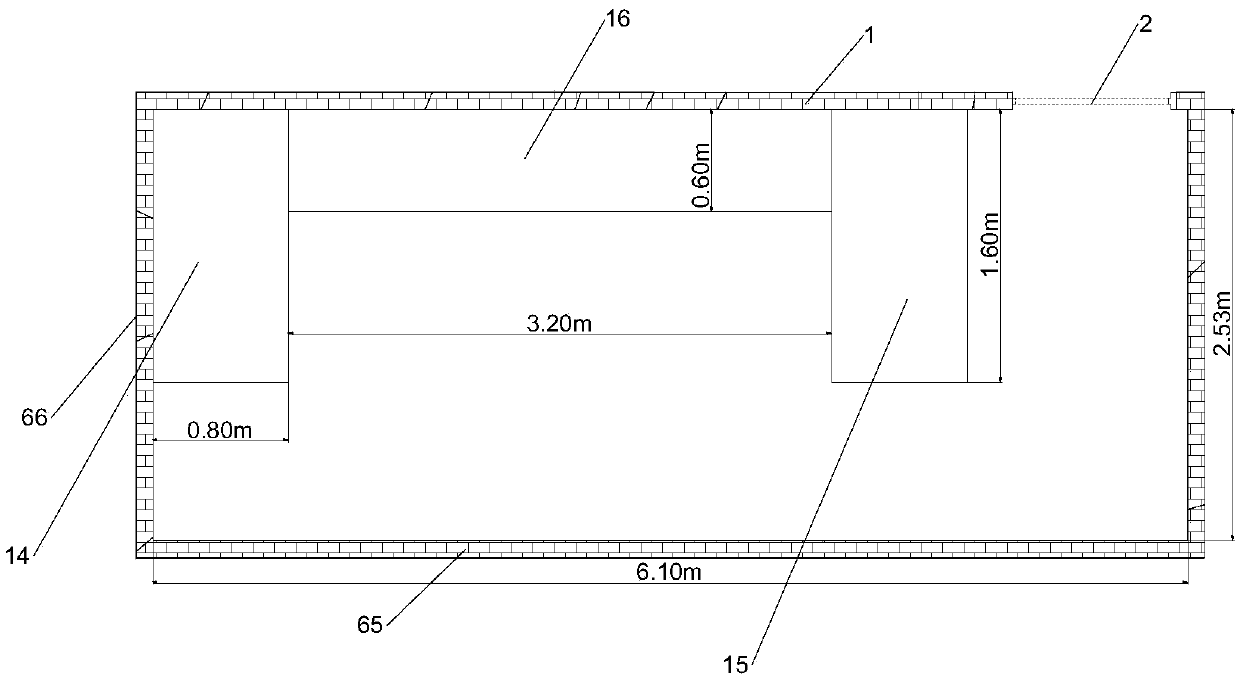 Full-size cabin backdraft simulation experiment device and method