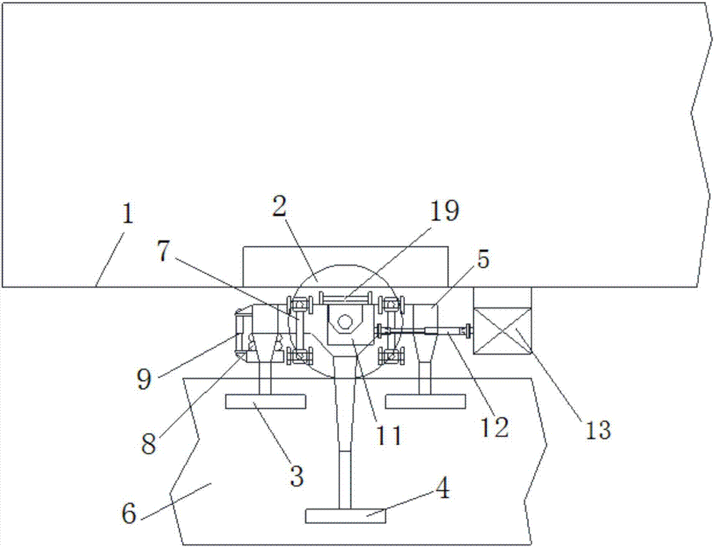 Single-axle bogie with tumbler journal boxes for straddle type single rail vehicle