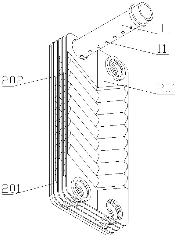 Plate heat exchanger and fluid distributor thereof and control method for plate heat exchanger