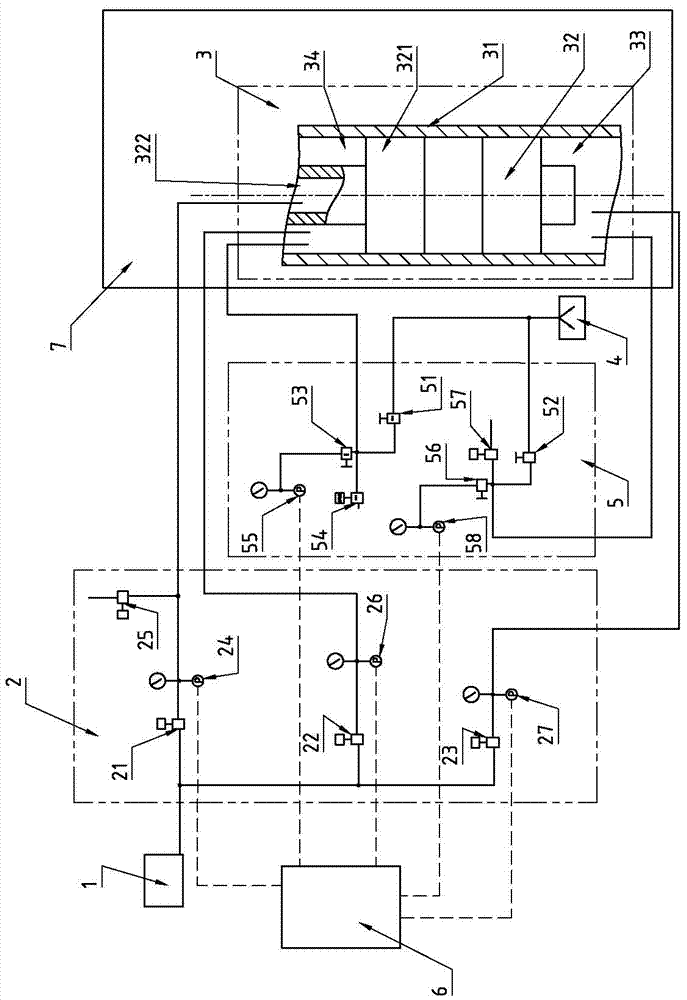 Air pressure testing method and system