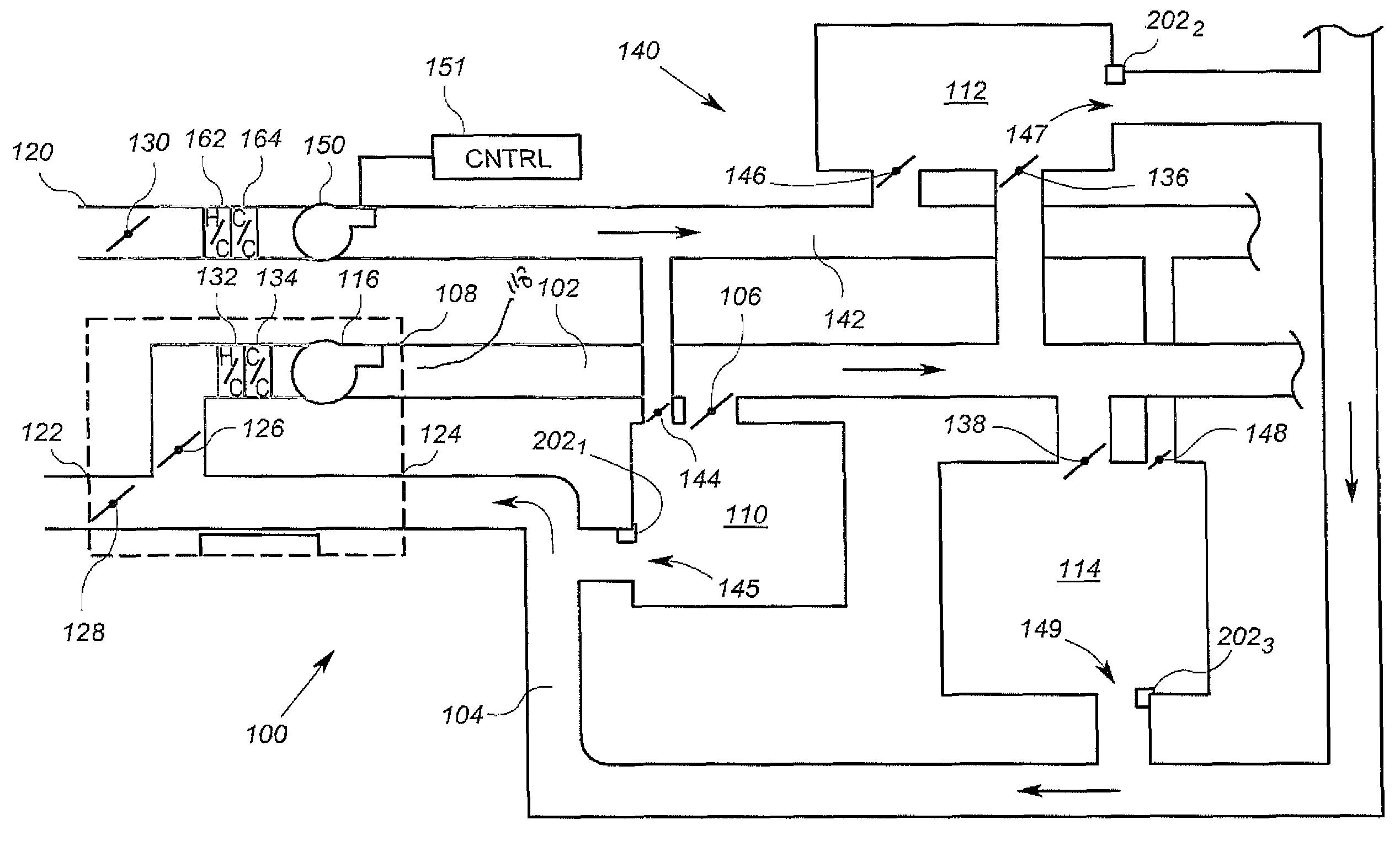 Ventilation control based on occupancy