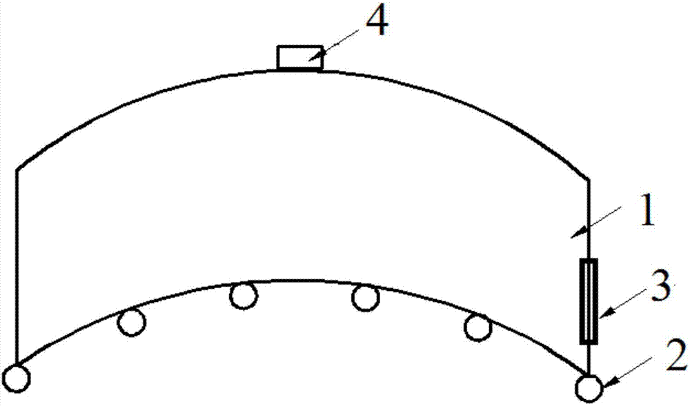 Dust-suppression wind-proof net achieving self-adaption wind direction intelligent adjustment