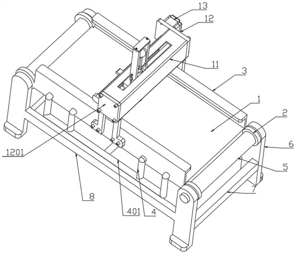 Full-automatic bristle disc bristle polishing device