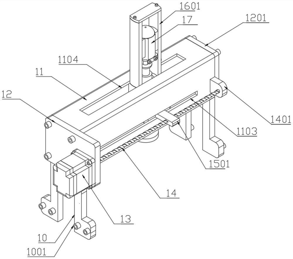 Full-automatic bristle disc bristle polishing device