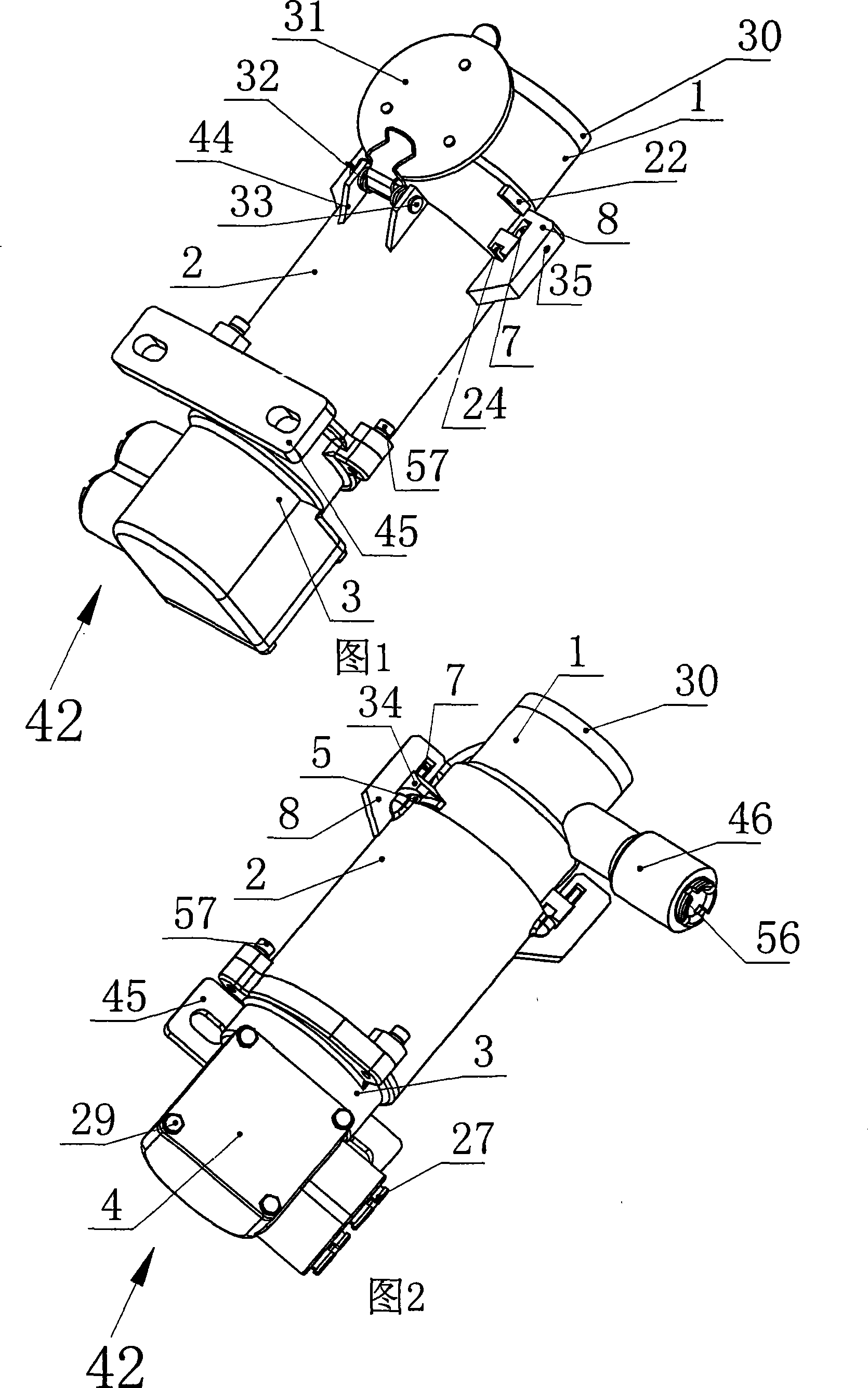 Mining flame-proof latch connector