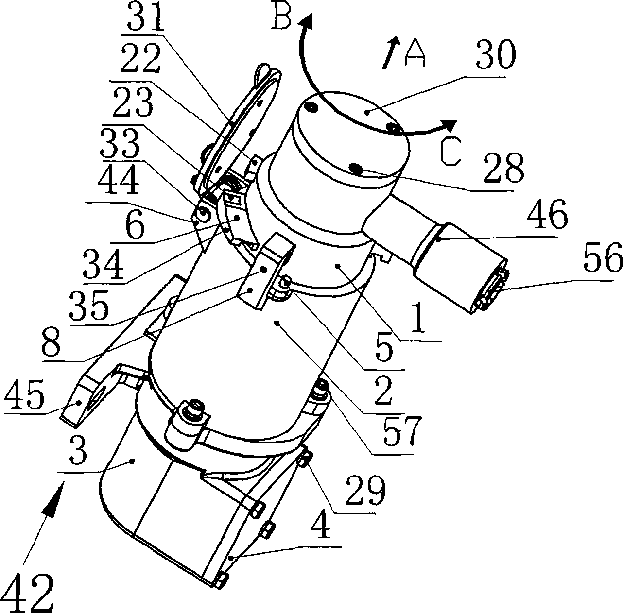 Mining flame-proof latch connector