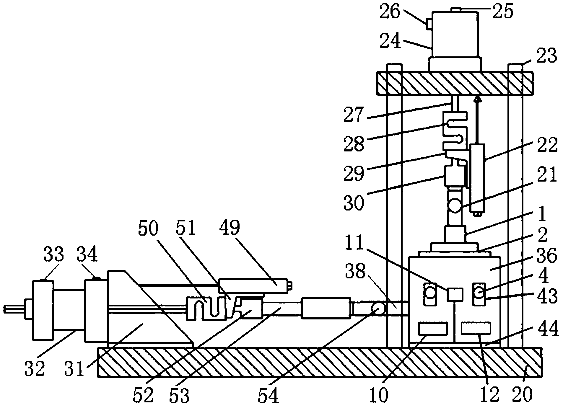 Dynamic simple shear apparatus of servo cylinder-driven cubic articulated mechanism