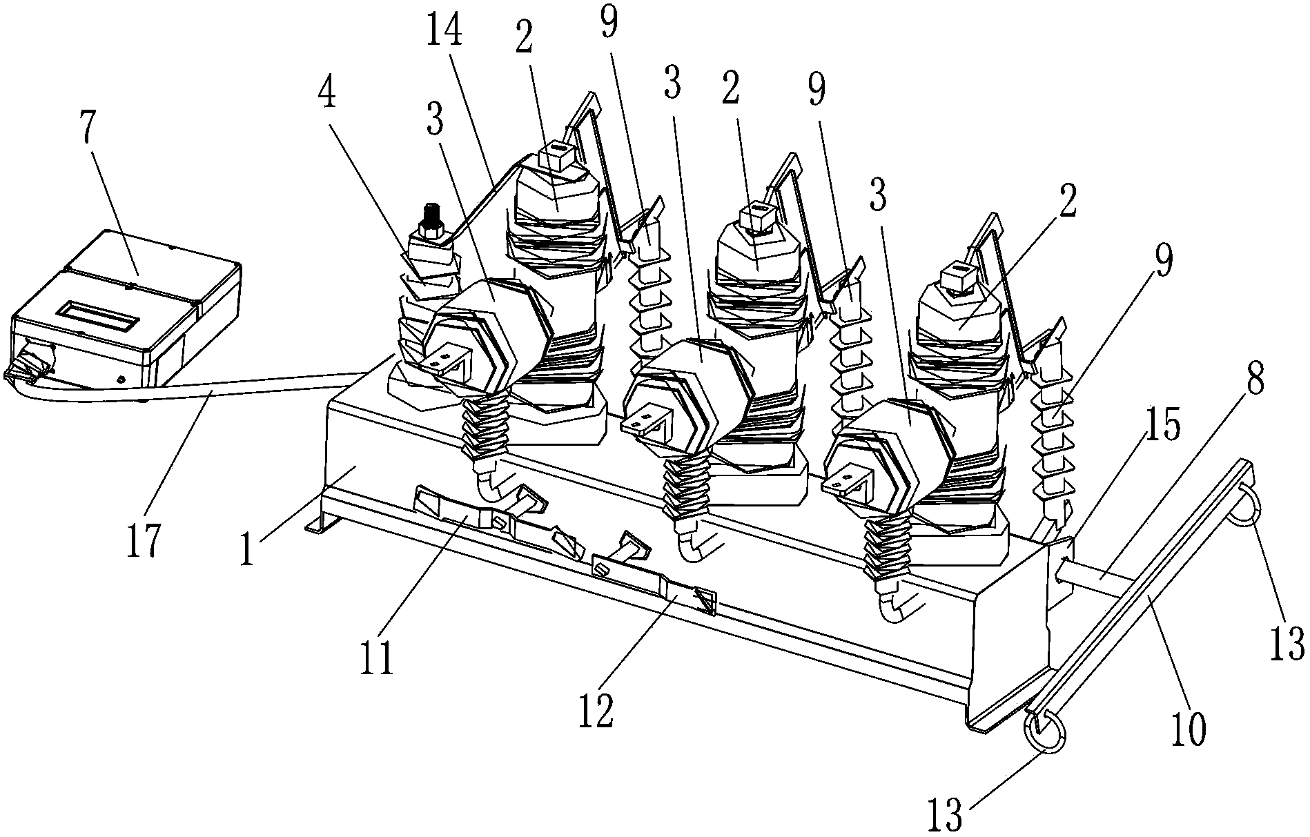 Intelligent self-energy-obtaining vacuum breaker