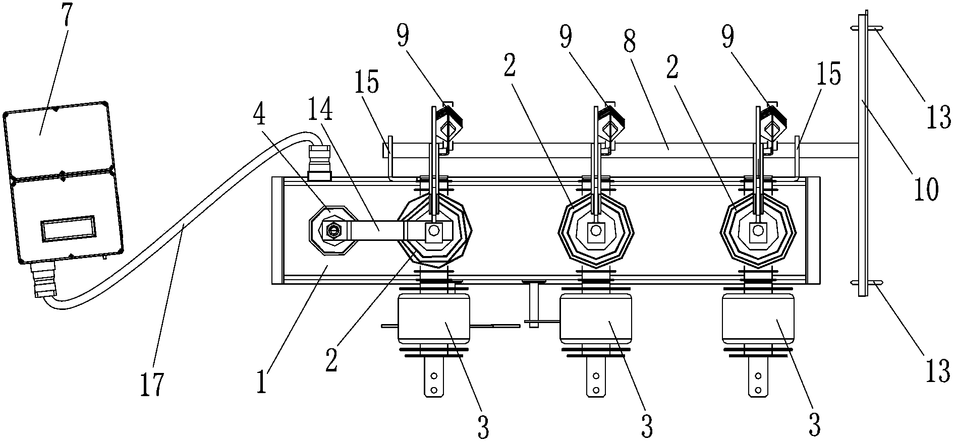 Intelligent self-energy-obtaining vacuum breaker